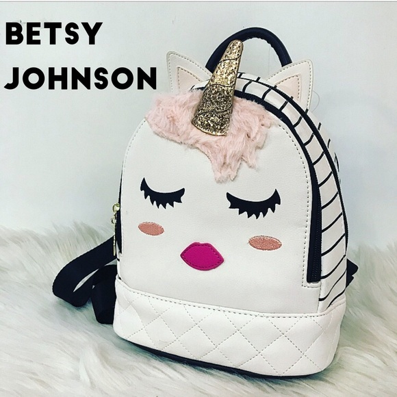 Betsey Johnson Handbags - Betsy Johnson Unicorn Mini Backpack